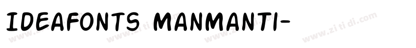 IdeaFonts ManManTi字体转换